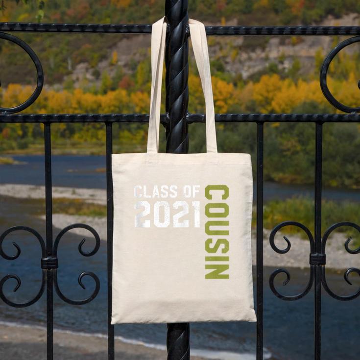 Senior Class Of 2021 Cousin Graduation Canvas Tote Bag