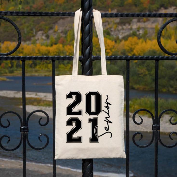 Senior Class Of 2021 Graduation High School College Canvas Tote Bag