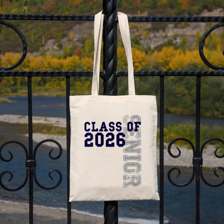 Senior Class Of 2026 Graduation Year High School & College Canvas Tote Bag