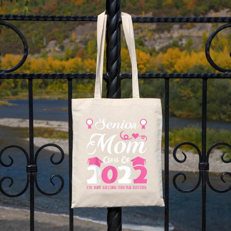 Senior Mom Of A Class Of 2022 Heart School Graduation Canvas Tote Bag