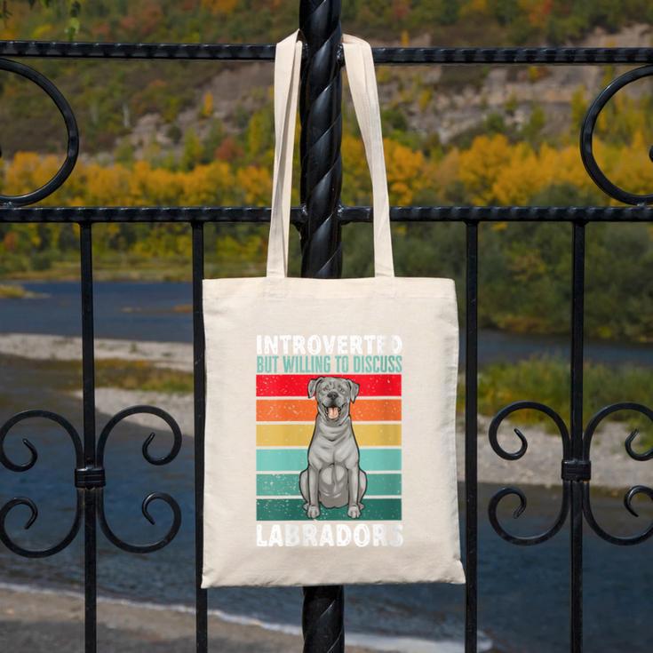 Silver Labrador Retriever Introvert Silver Lab Canvas Tote Bag Silver Labrador Retriever Introvert Silver Lab Canvas Tote Bag