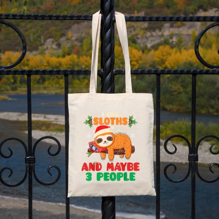 Sloth For Sloth Lover Men Women Kids Introverts Canvas Tote Bag