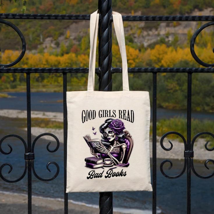Smut Book Reading Smutty Good That Girls Read Bad Books Canvas Tote Bag