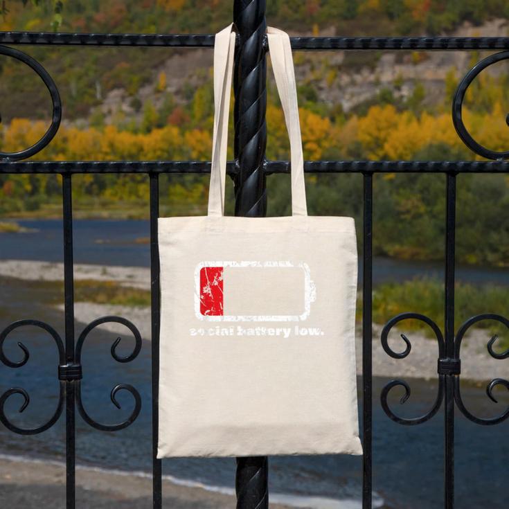 Social Battery Low Introvert Canvas Tote Bag Social Battery Low Introvert Canvas Tote Bag