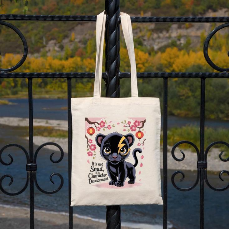 Spicy Romance Character Development Book Reader Design Canvas Tote Bag