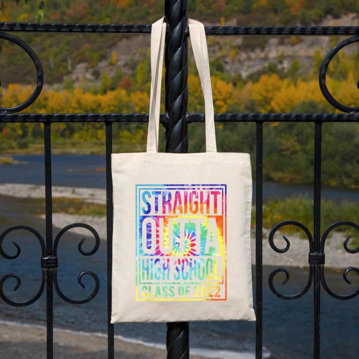 Straight Outta High School Class Of 2022 Graduation Canvas Tote Bag