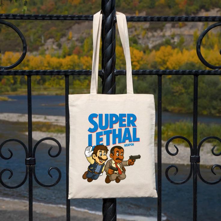 Super Lethal Cute Nostalgia Canvas Tote Bag Super Lethal Cute Nostalgia Canvas Tote Bag