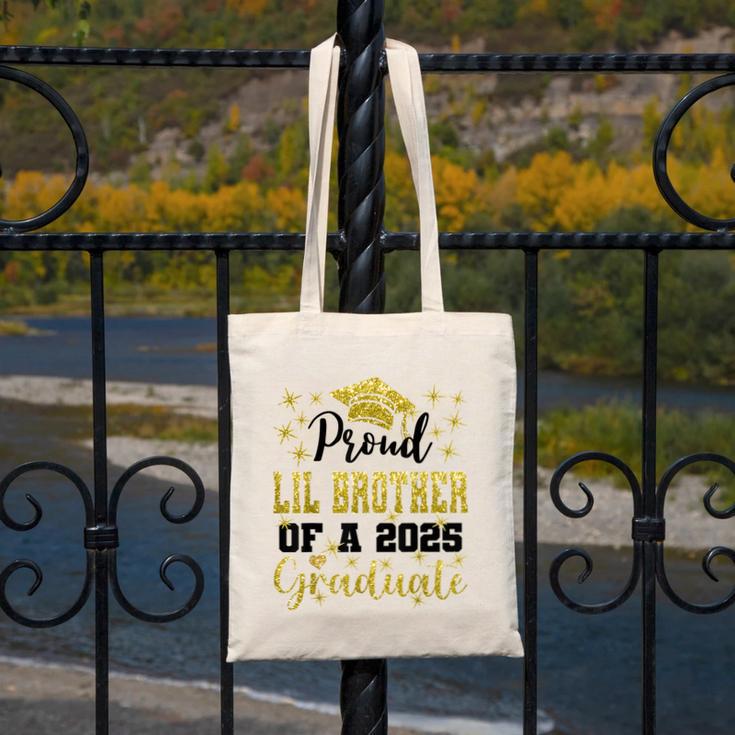 Super Proud Little Brother 2025 Graduate Graduation Family Canvas Tote Bag