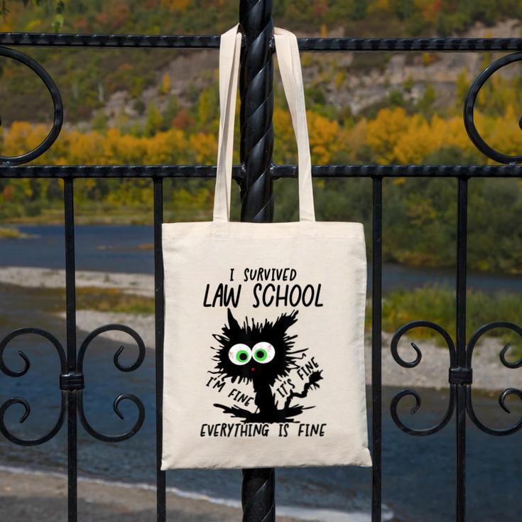 I Survived Law School Graduation 2025 2026 Canvas Tote Bag