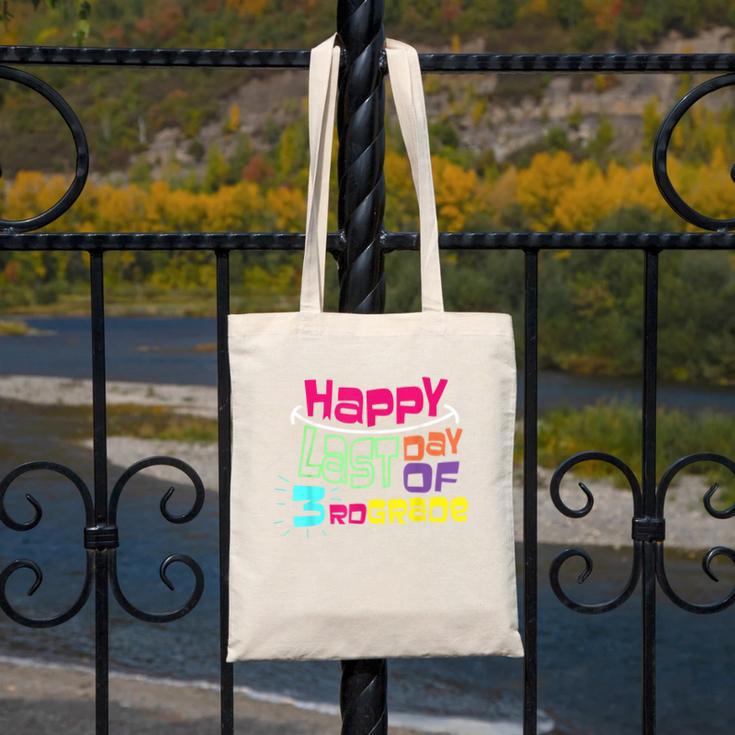 Sweet Happy Last Day Of 3rd Grade Kids GraduationCanvas Tote Bag