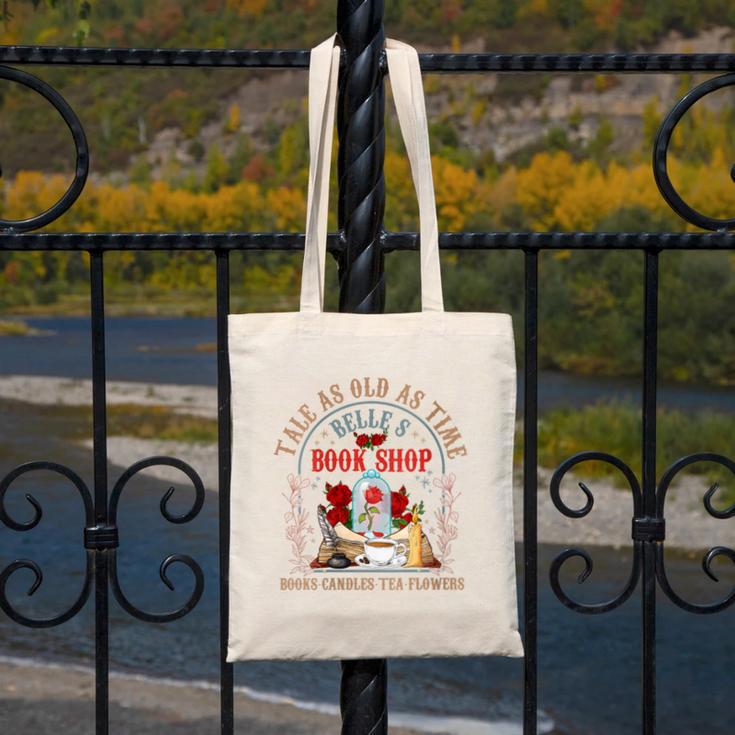 Tale As Old As Time Belle's Book Shop Book Coffee Book Lover Canvas Tote Bag Tale As Old As Time Belle's Book Shop Book Coffee Book Lover Canvas Tote Bag