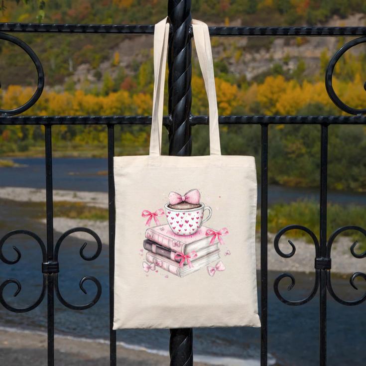 Teacher Valentine's Day All Booked For Valentines Reading Canvas Tote Bag Teacher Valentine's Day All Booked For Valentines Reading Canvas Tote Bag