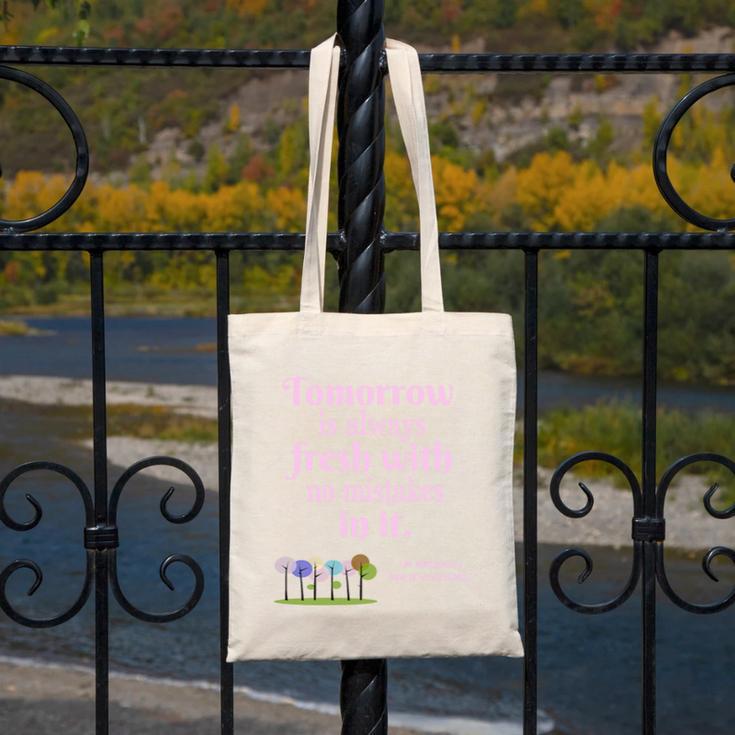Tomorrow Is Fresh Anne Of Green Gables Book Quote Shirt Premium Tri-Blend Canvas Tote Bag