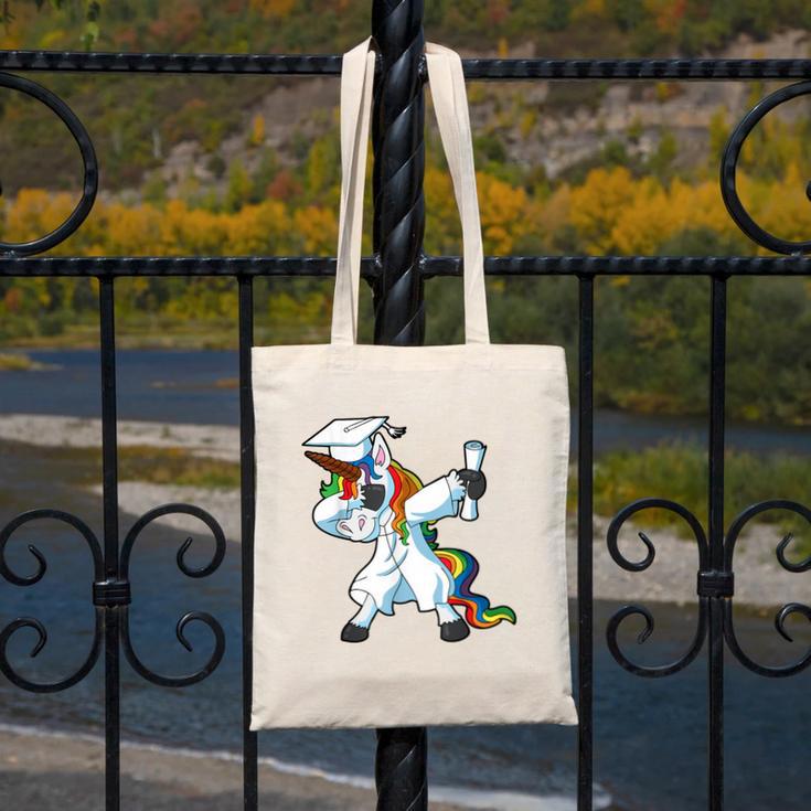Unicorn Student Graduation 2022 Boys Girls Teenagers Teen Canvas Tote Bag