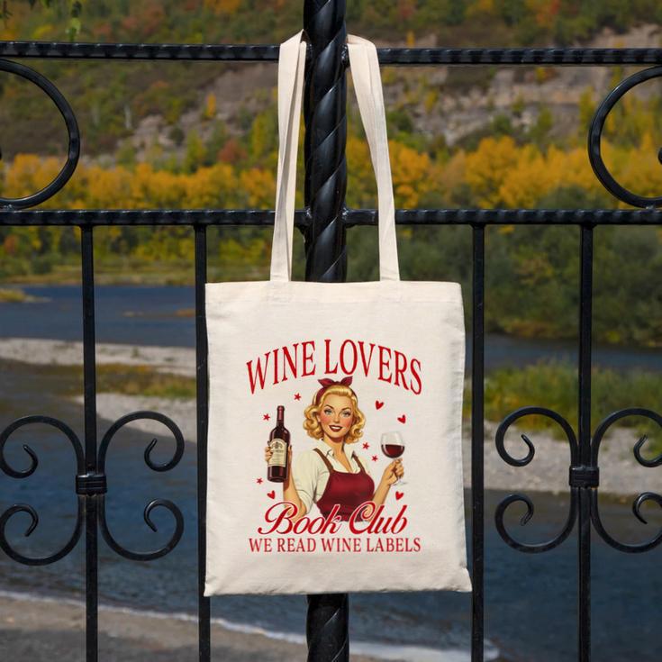 Valentine’s Day Wine Lovers Book Club We Read Wine Labels Canvas Tote Bag Valentine’s Day Wine Lovers Book Club We Read Wine Labels Canvas Tote Bag