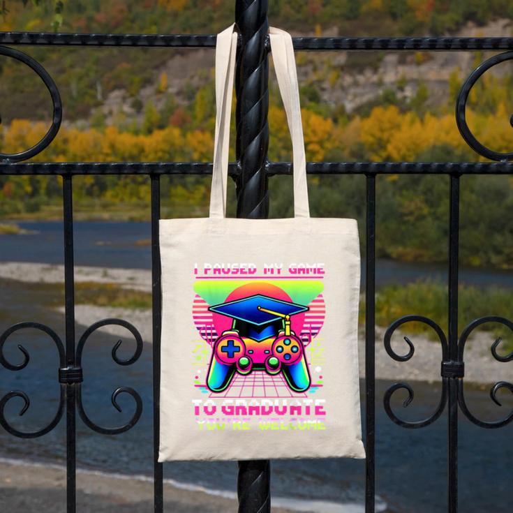 Video Gamer Graduate Graduation Grad Gaming Canvas Tote Bag