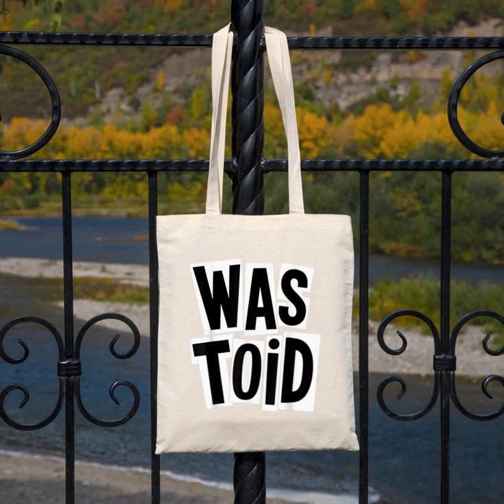 Wastoid 80s Slang Retro Teen Quote Gen X Nostalgia Canvas Tote Bag