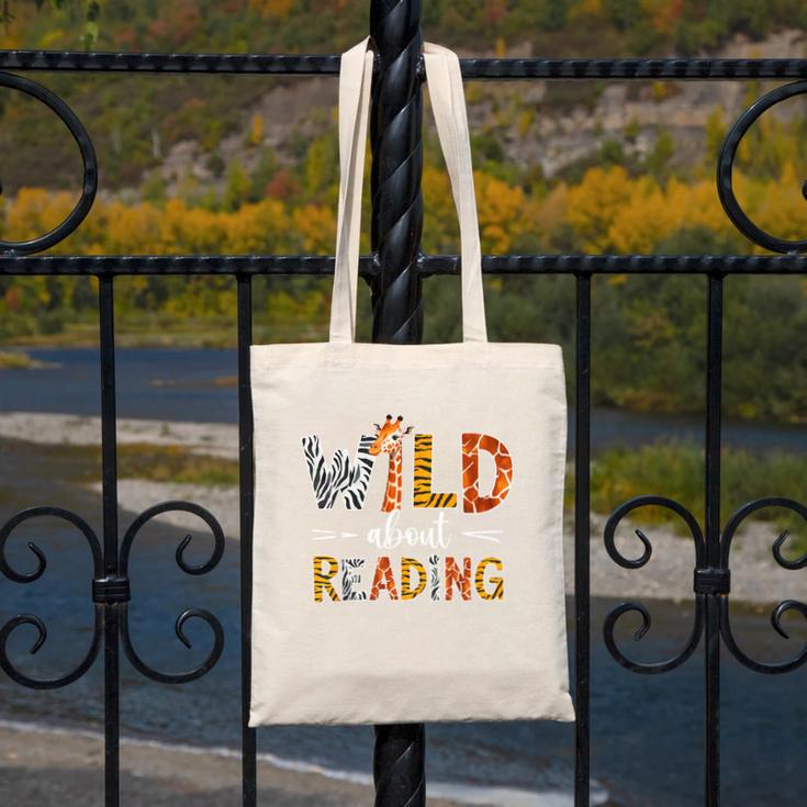 Wild About Reading Books Reader Teachers Kids Librarian Canvas Tote Bag Wild About Reading Books Reader Teachers Kids Librarian Canvas Tote Bag
