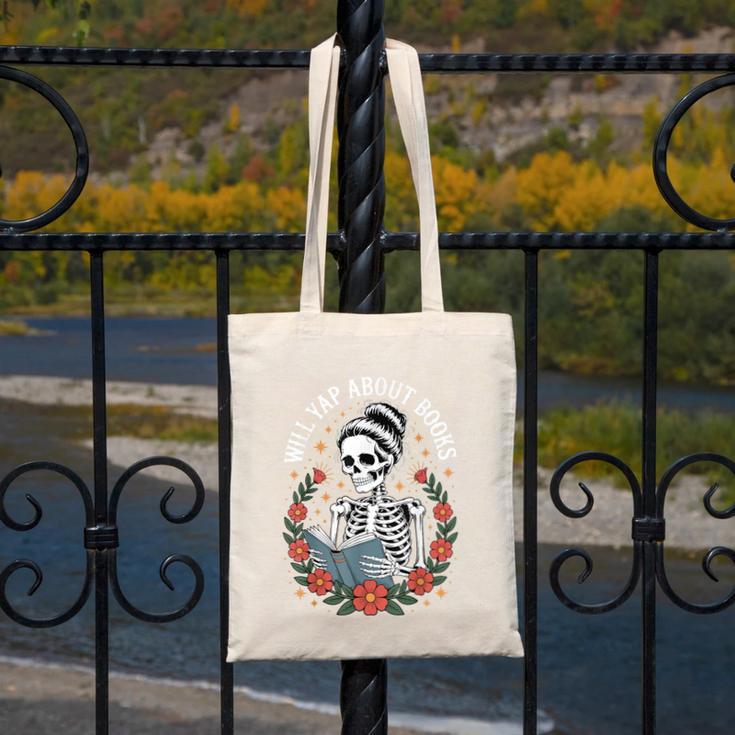 Will Yap About Books Canvas Tote Bag