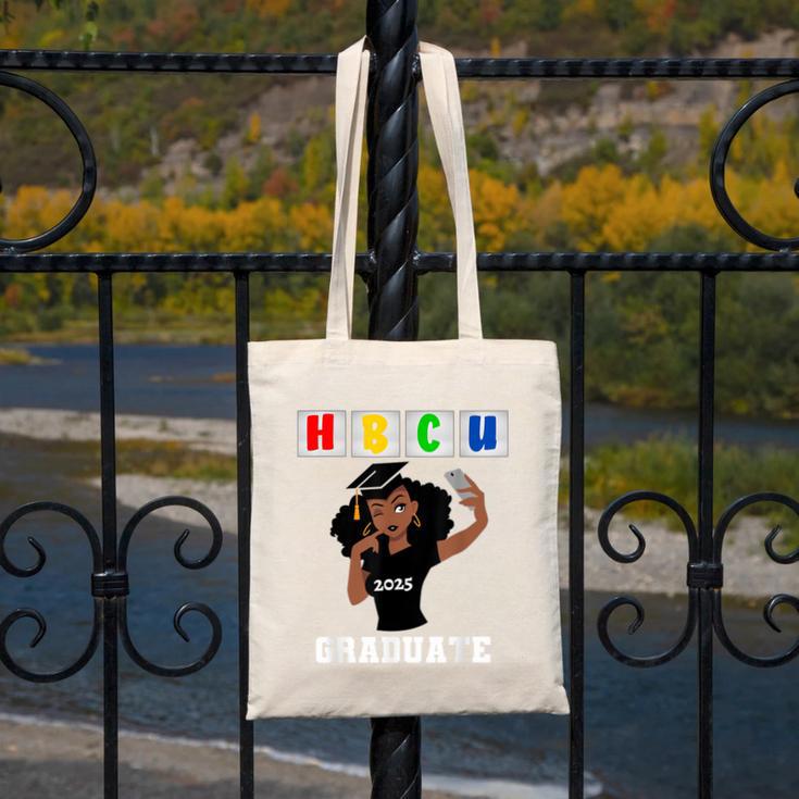 Women HBCU Grad 2025 College Graduation Apparel Canvas Tote Bag