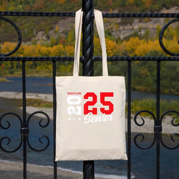 Wrestling Senior Night Wrestling Senior 2025 Graduation 75 Canvas Tote Bag