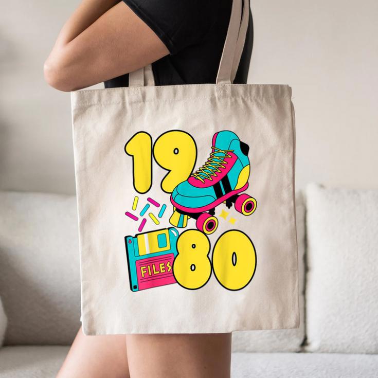 1980 Retro Raised In The 80s Old School Nostalgia Vibes Canvas Tote Bag