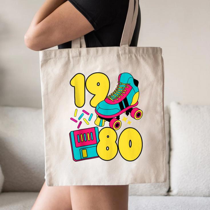 1980 Retro Raised In The 80s Old School Nostalgia Vibes Canvas Tote Bag