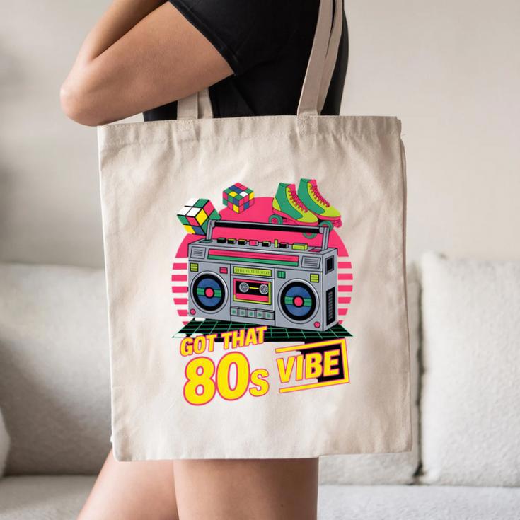 1980s 80s Reunion Nostalgia Memories Music School Grew Up Premium Tri-Blend Canvas Tote Bag
