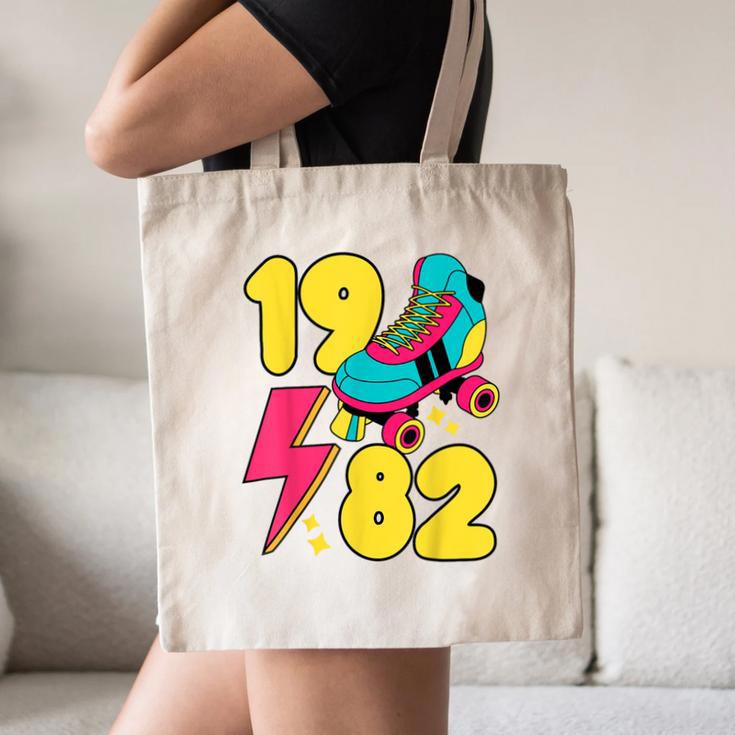 1982 Retro Raised In The 80s Old School Nostalgia Vibes Canvas Tote Bag 1982 Retro Raised In The 80s Old School Nostalgia Vibes Canvas Tote Bag