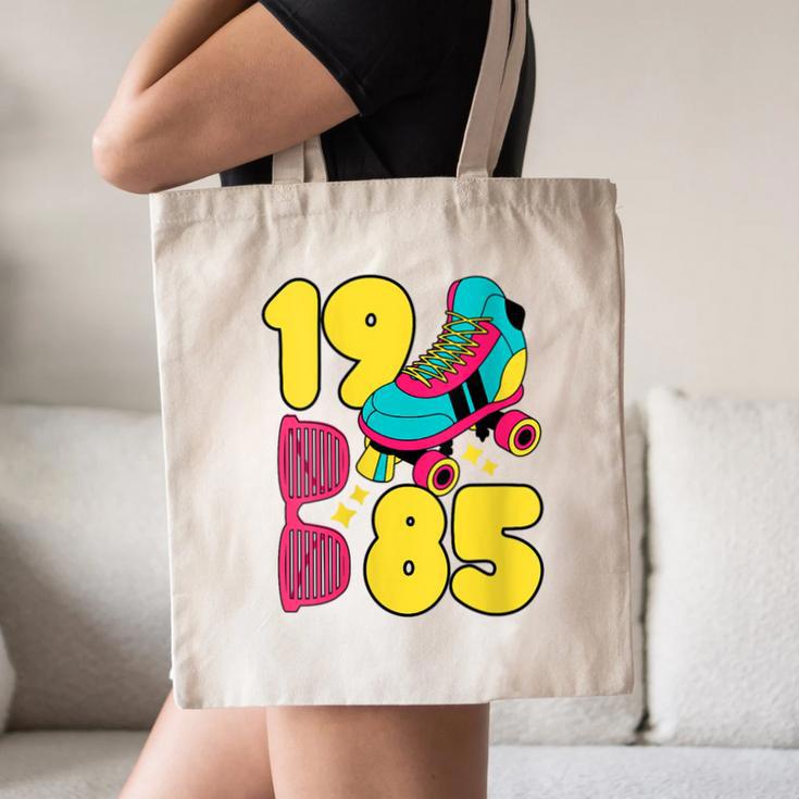 1985 Retro Raised In The 80s Old School Nostalgia Vibes Canvas Tote Bag 1985 Retro Raised In The 80s Old School Nostalgia Vibes Canvas Tote Bag