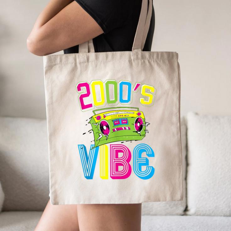 2000's Vibe Hip Hop Costume Early 2000s Party Nostalgia Canvas Tote Bag