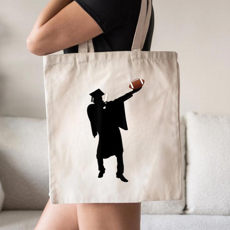 2019 Football Graduation Dab Shirt- Dabbing Graduate Canvas Tote Bag