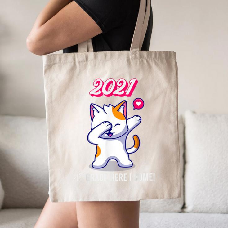 2021 Kindergarden Graduation Celebration Dapping Cat For Men Women Kids Canvas Tote Bag