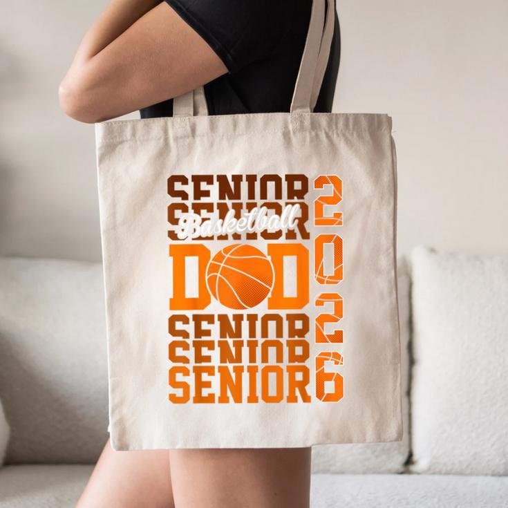 2026 Basketball Senior Dad Graduation Matching Family Canvas Tote Bag