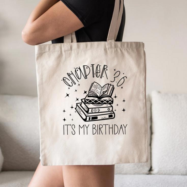 36th Birthday Women Book Lovers Chapter 36 Its My Birthday Canvas Tote Bag 36th Birthday Women Book Lovers Chapter 36 Its My Birthday Canvas Tote Bag