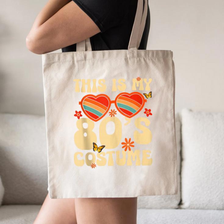 This Is My 80s Costume Vibes Nostalgia 1980s Vintage Fashion Canvas Tote Bag