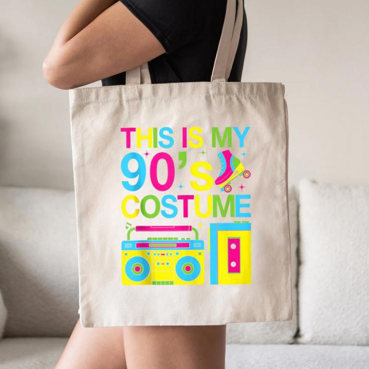 This Is My 90's Costume Retro 1990s Style Cassette Nostalgia Canvas Tote Bag