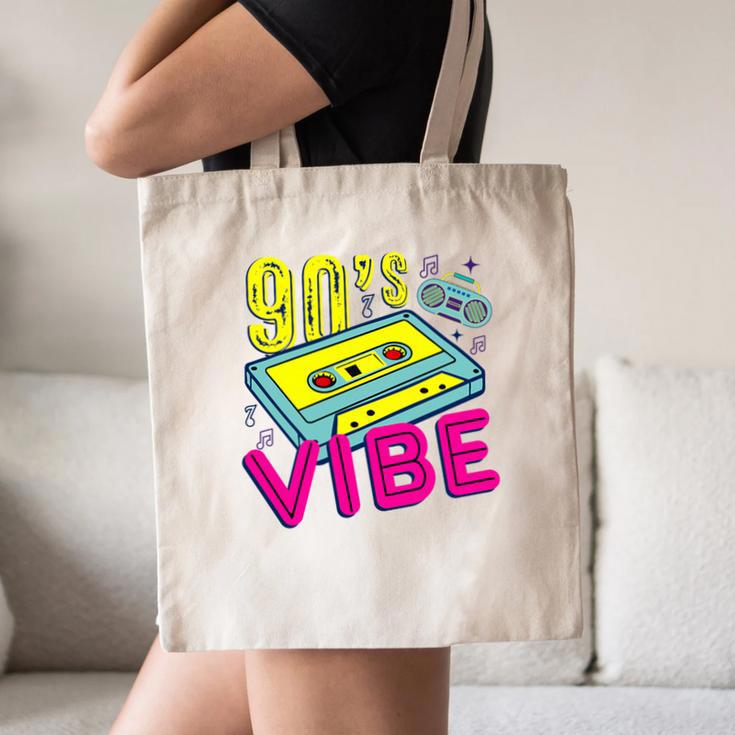 90's Vibe Retro Style Cassette Tape Nostalgia 1990s Party Premium Tri-Blend Canvas Tote Bag 90's Vibe Retro Style Cassette Tape Nostalgia 1990s Party Premium Tri-Blend Canvas Tote Bag