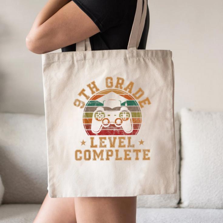 9th Grade Level Complete Ninth Grade Graduation Video Gamer Canvas Tote Bag
