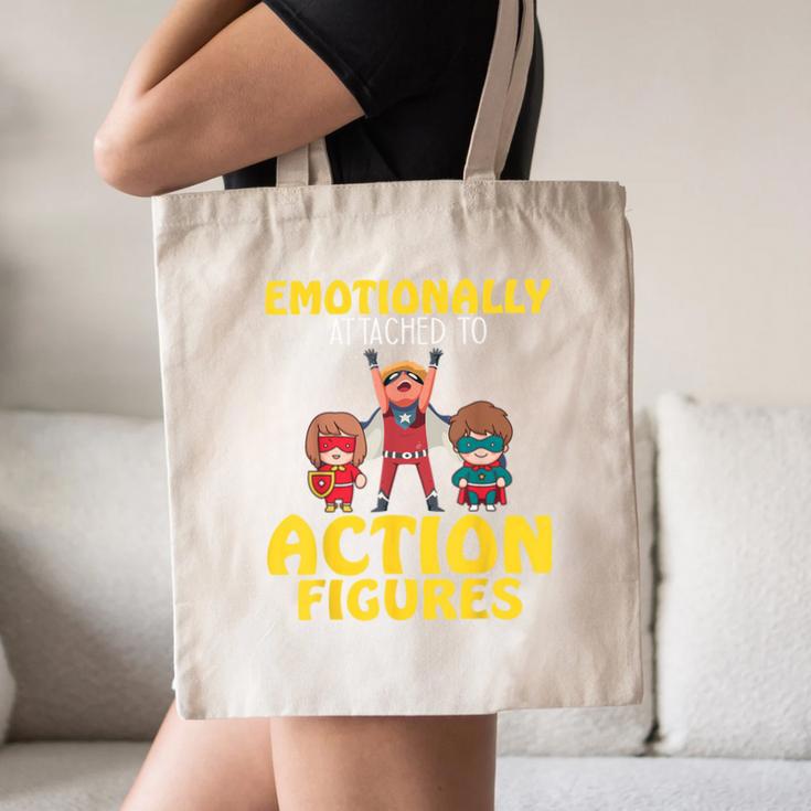 Action Figure Collector Comic Books Canvas Tote Bag Action Figure Collector Comic Books Canvas Tote Bag