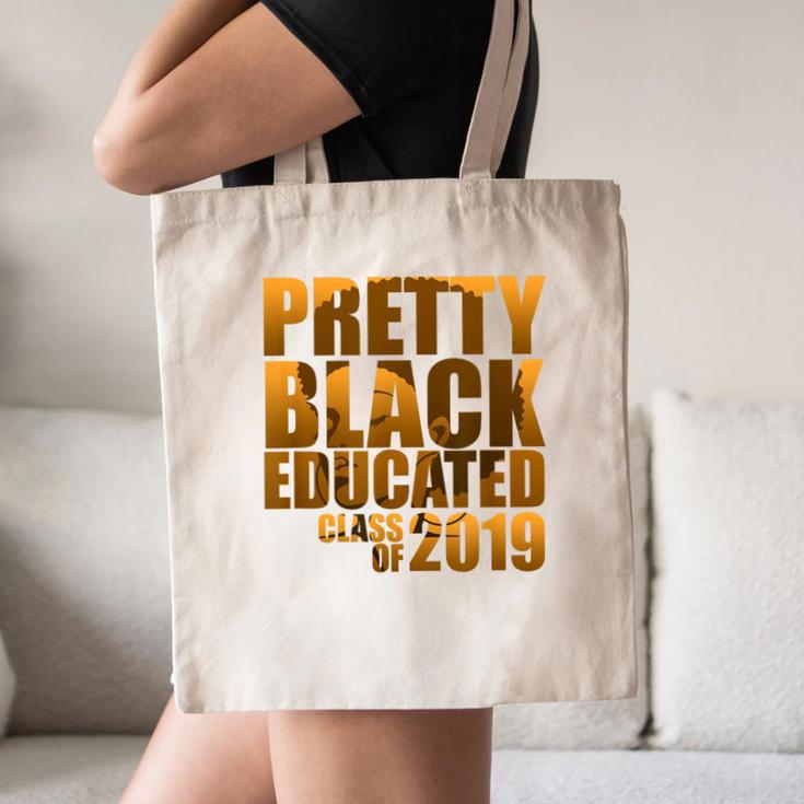 African American Girl Graduation Shirt Senior 2019 Canvas Tote Bag