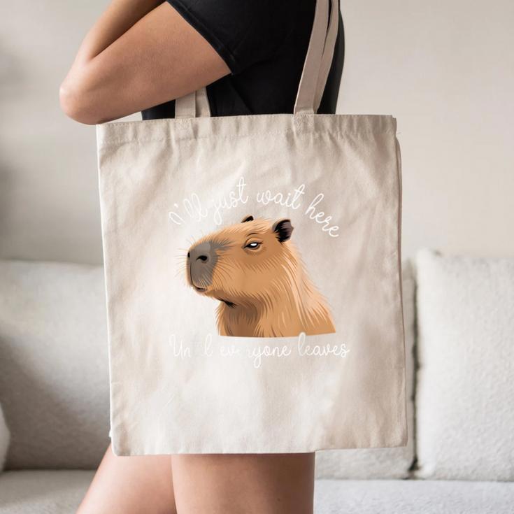 Antisocial Introvert Capybara Sarcastic Humor Canvas Tote Bag Antisocial Introvert Capybara Sarcastic Humor Canvas Tote Bag