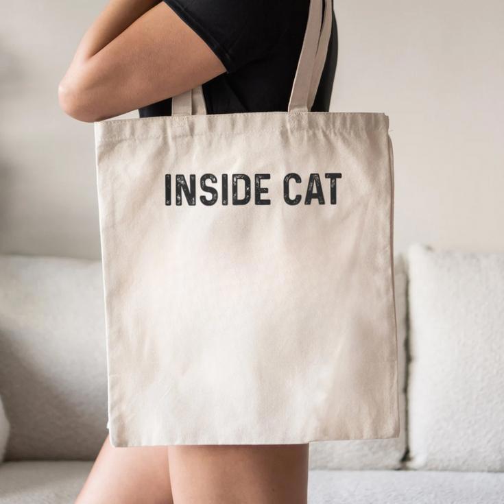 Antisocial Introvert Women Men Kids Inside Cat Canvas Tote Bag Antisocial Introvert Women Men Kids Inside Cat Canvas Tote Bag