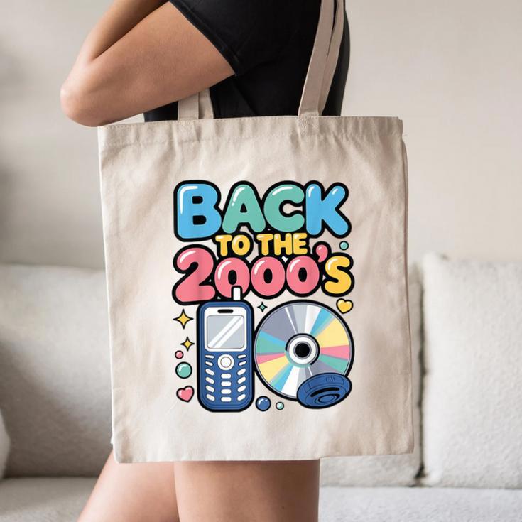 Back To The 2000s Retro Nostalgia Canvas Tote Bag