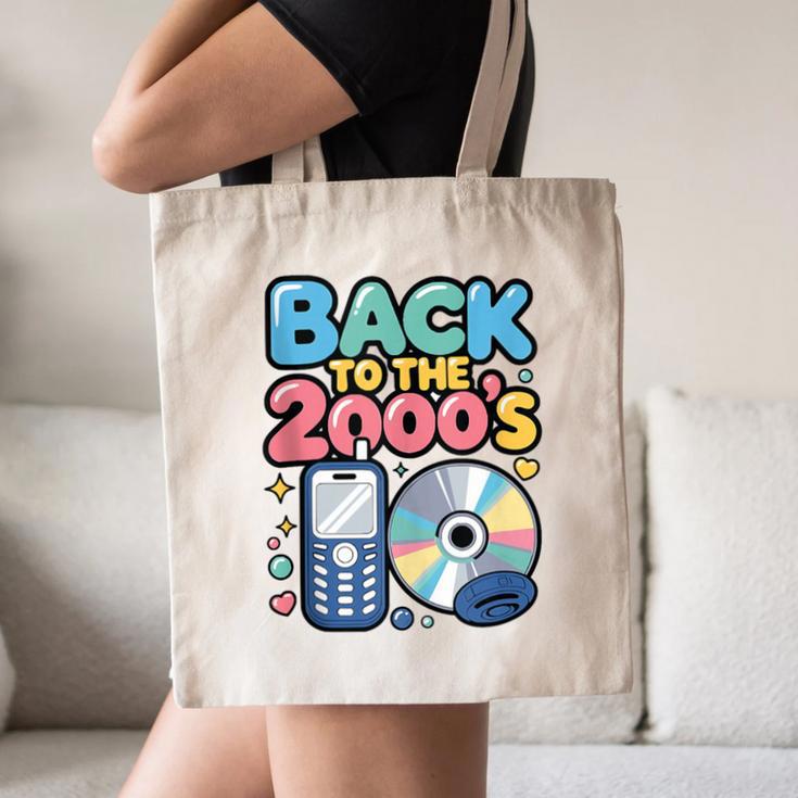 Back To The 2000s Retro Nostalgia Canvas Tote Bag