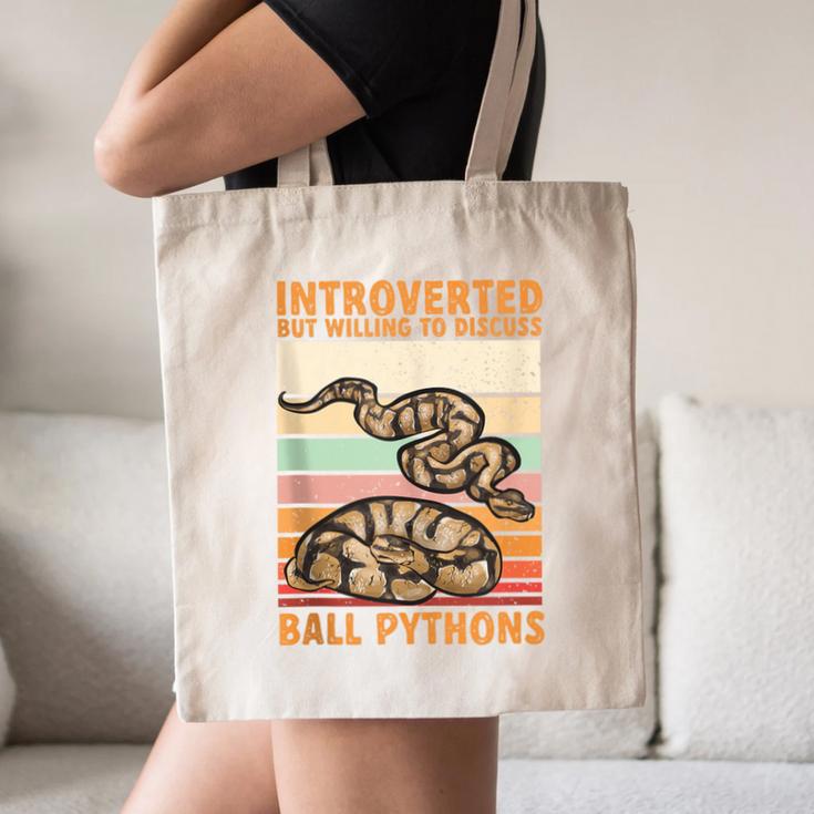 Ball Python Snake Introvert Ball Python Canvas Tote Bag Ball Python Snake Introvert Ball Python Canvas Tote Bag