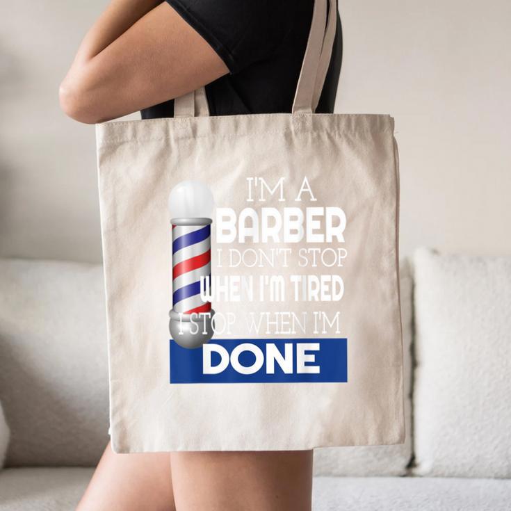 Barber Stylist Barber College Graduation Canvas Tote Bag