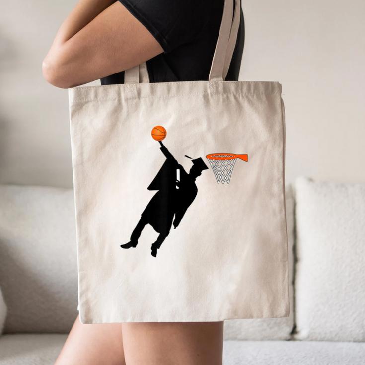 Basketball Slam Dunk Elementary Graduation 2025 6th Grade Canvas Tote Bag