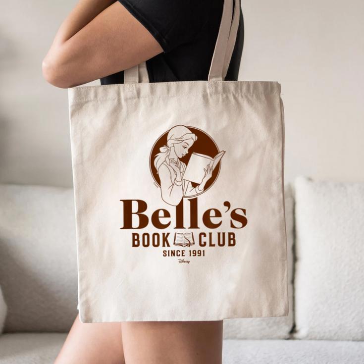 Beauty & The Beast Belle's Book Club Canvas Tote Bag