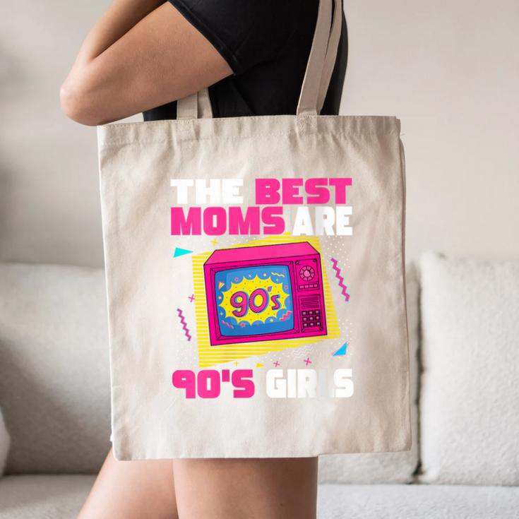 The Best Moms Are 90s Girls 90s Aesthetic Mom Nostalgia Canvas Tote Bag The Best Moms Are 90s Girls 90s Aesthetic Mom Nostalgia Canvas Tote Bag